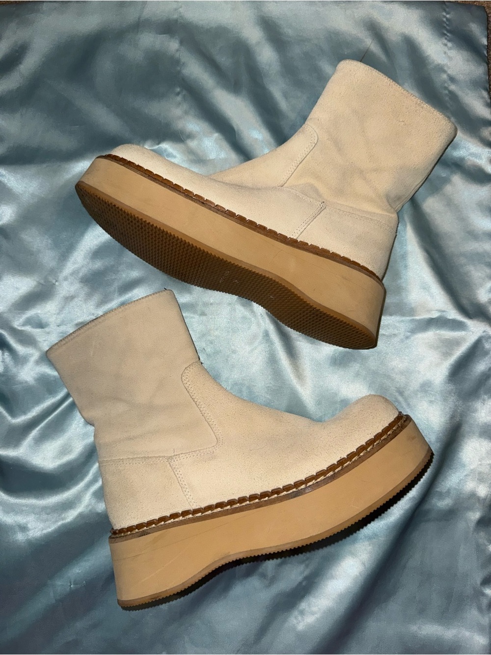 Anthropologie Paloma Barcelo Ebba Platform Ankle Boots